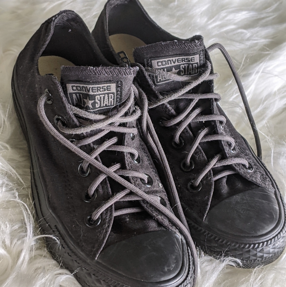 Converse Mono Black on Black M5 W7